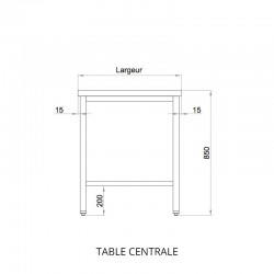 TABLES DE DÉCOUPE MIXTES