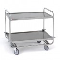 CHARIOT DE TRANSPORT RENFORCE 2 ETAGERES 1000X600 CSR-210 SAMMIC