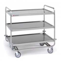CHARIOT RENFORCE DE TRANSPORT 3 ETAGERES 