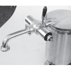 CORNET COUDE DADAUX AVEC VALVE ANTIGOUTTE