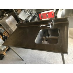 PLONGE INOX SUR PIEDS