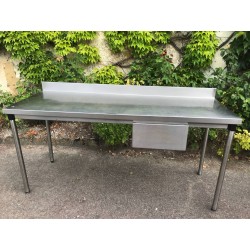 TABLE INOX 60 x 60 cm