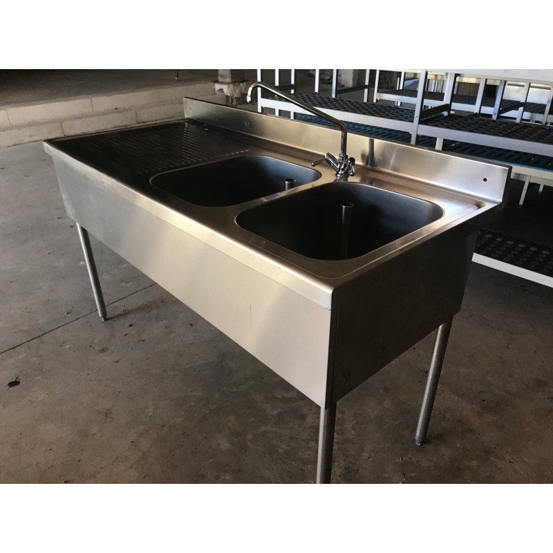 PLONGE INOX 160 x 70 cm PLONGE INOX 160 x 70 cm