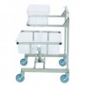 Chariot Ergo Mobile inox relevant 3 bacs