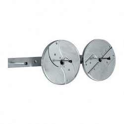 PORTE DISQUES MURAL 4 TIGES INOX