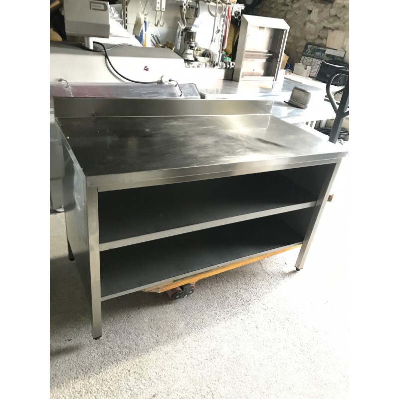 MEUBLE BAS INOX 140 x 70 cm MEUBLE BAS INOX 140 x 70 cm