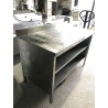 MEUBLE BAS INOX 140 x 70 cm