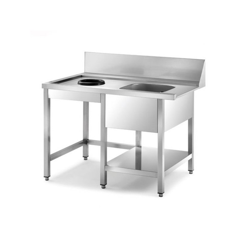 Table de prélavage gauche lave-vaisselle Table de prélavage gauche lave-vaisselle