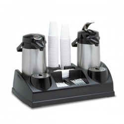 Socle pour poser 2 thermos et ingrédients