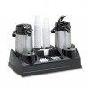 Socle pour poser 2 thermos et ingrédients