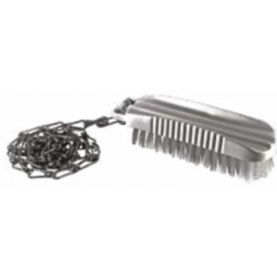 Brosse à ongles avec chaîne inox