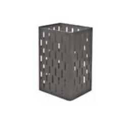Poubelle inox pour lave-mains