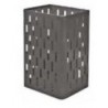 Poubelle inox pour lave-mains