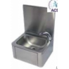 Lave-mains inox à commande fémorale - Robinet électrique