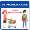 Panneau d'informations - Visuel magasin Panneau Simple (Grand format)