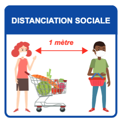 Panneau d'informations - Visuel magasin Panneau Perforé (grand format format)