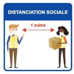 Panneau d'informations - Visuel manutention Panneau Simple (Petit format)