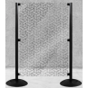 Panneau de séparation -Kit d’extension avec 1 poteau + panneau H-1400x1000 mm